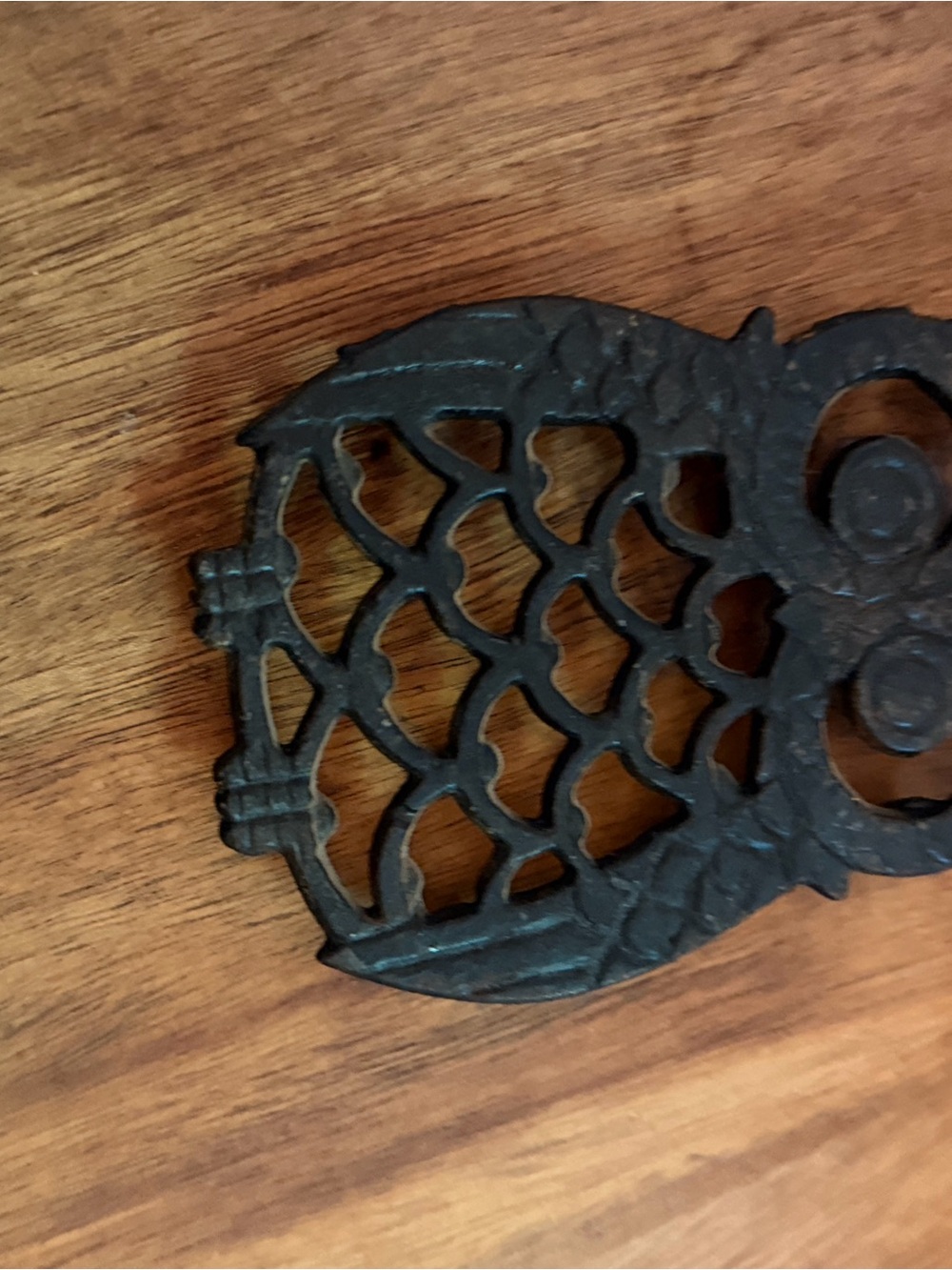 Vintage 1970’s Cast Iron Owl Trivet - Picture 2 of 4